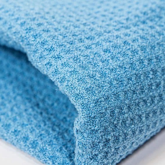 Glass And Window waffle weave Towel Blue