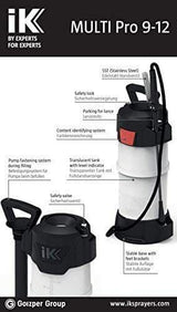 IK MULTI PRO 9 Pressure Sprayer