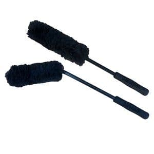 Mammoth Microfiber Woolie Wheel Wand x2 Set - Ultra Soft Durable Wheel Brush