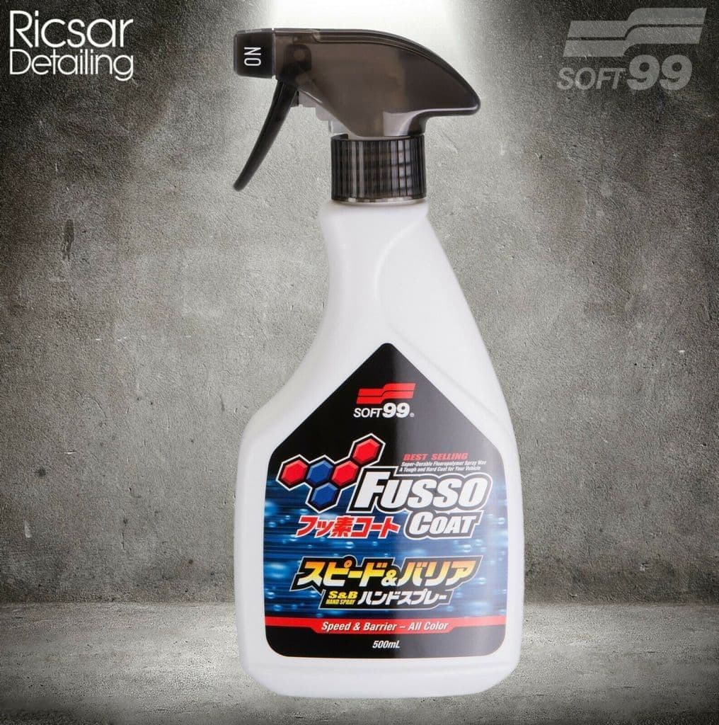 Soft99 Fusso Coat and Speed & Barrier Spray